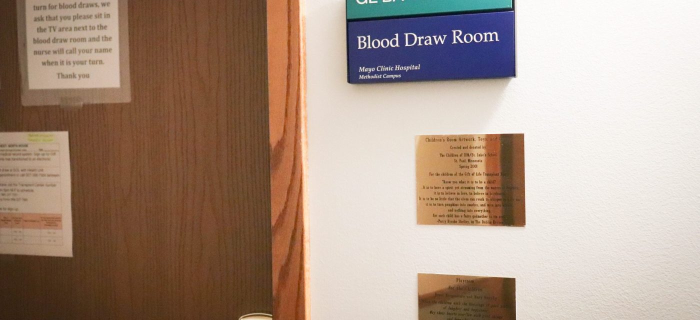 Blood draw room