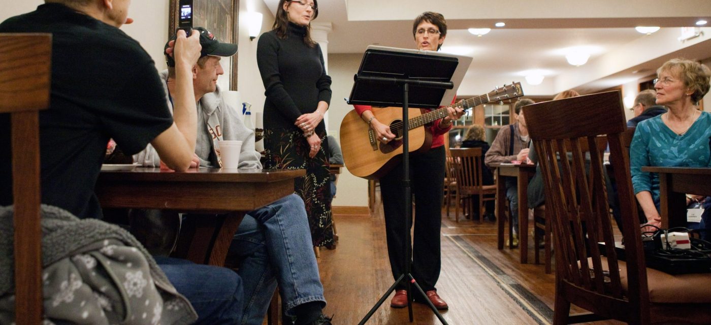 Live music in dinning hall